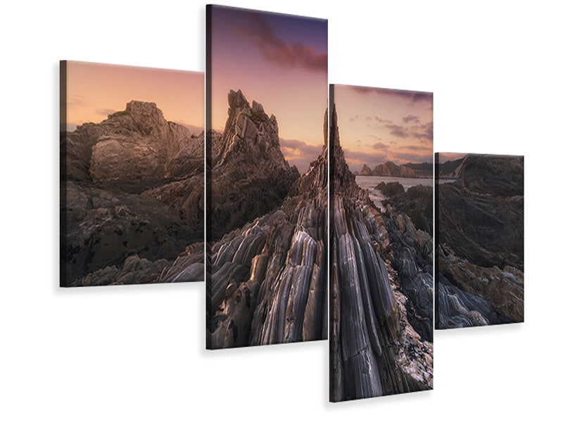 modern-4-piece-canvas-print-gueirua-needles-ii