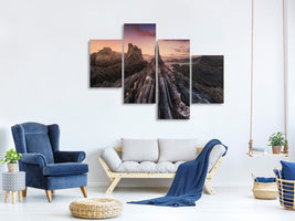 modern-4-piece-canvas-print-gueirua-needles-ii