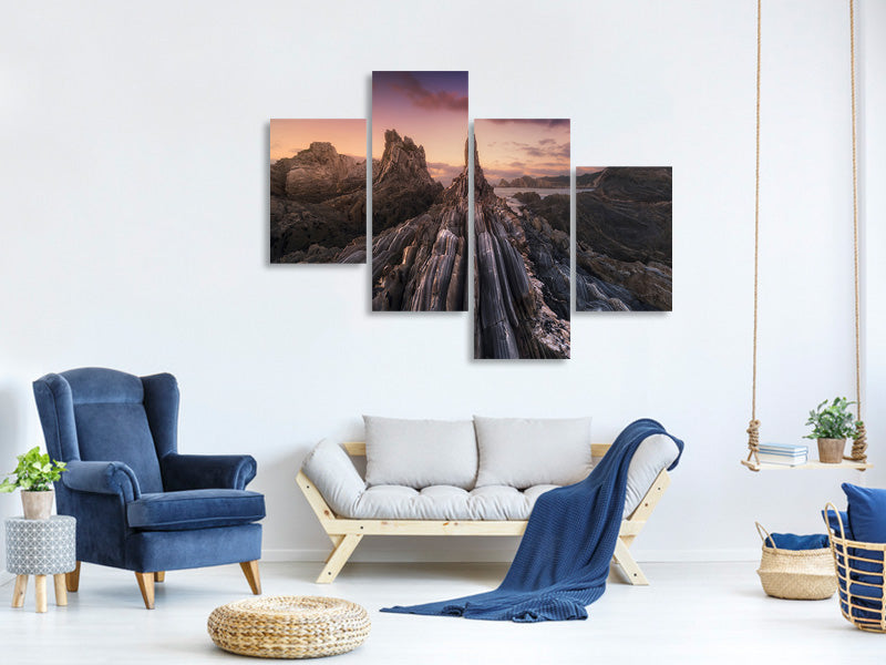 modern-4-piece-canvas-print-gueirua-needles-ii