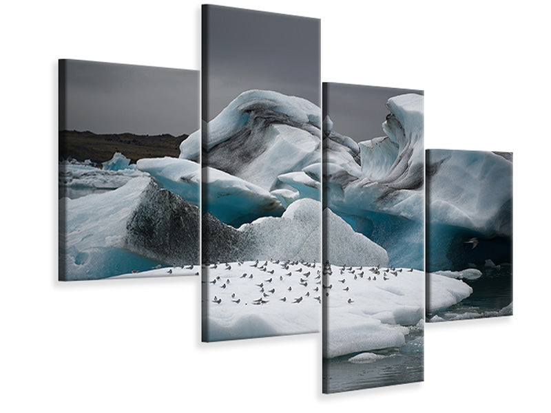 modern-4-piece-canvas-print-in-the-land-of-fire-and-ice