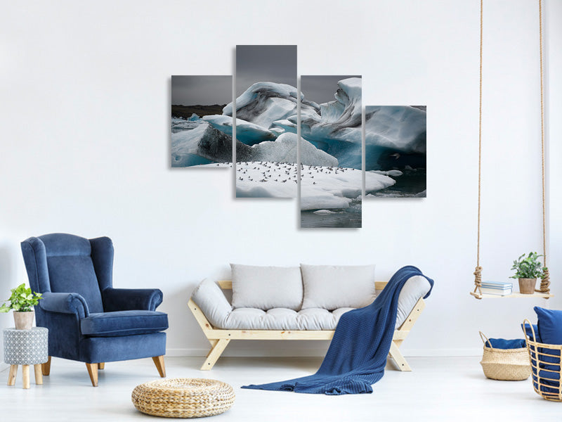 modern-4-piece-canvas-print-in-the-land-of-fire-and-ice