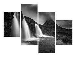 modern-4-piece-canvas-print-kirkjufellsfoss