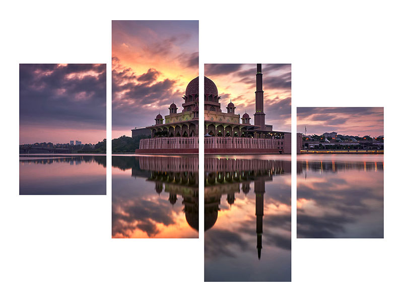 modern-4-piece-canvas-print-masjid-putrajaya