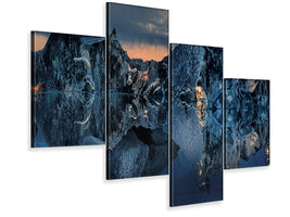 modern-4-piece-canvas-print-mirror