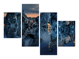 modern-4-piece-canvas-print-mirror