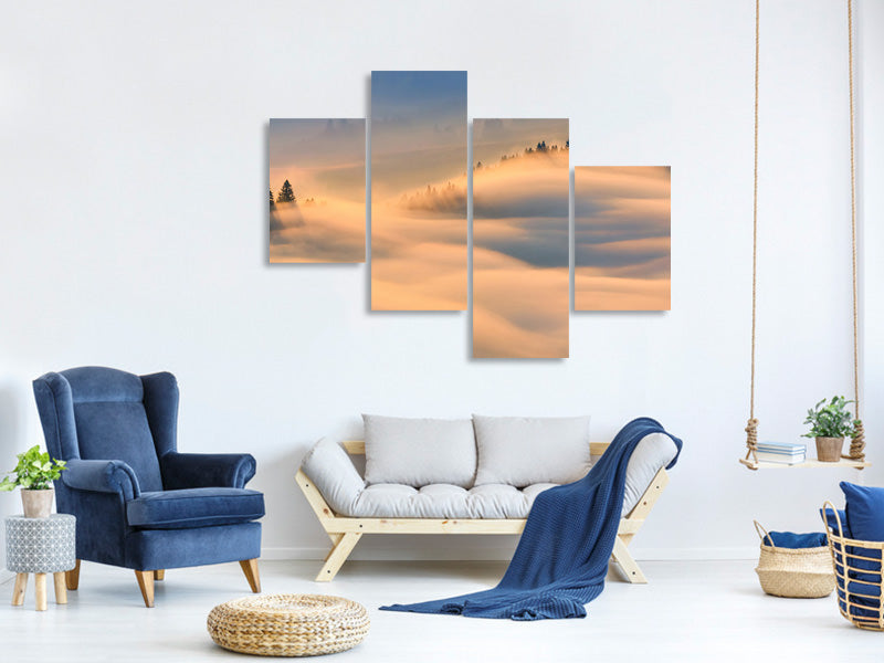 modern-4-piece-canvas-print-misty-morning-a