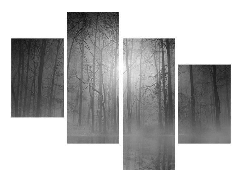 modern-4-piece-canvas-print-morning-mist-ii