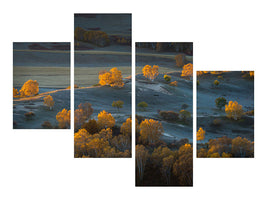 modern-4-piece-canvas-print-prairie-light