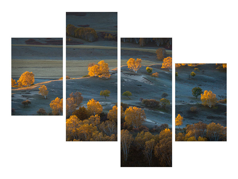modern-4-piece-canvas-print-prairie-light