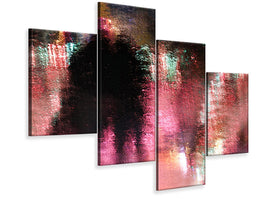 modern-4-piece-canvas-print-rain-above-the-funfair