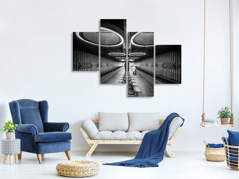 modern-4-piece-canvas-print-retro-metro