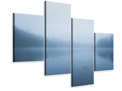modern-4-piece-canvas-print-ripple-in-the-water