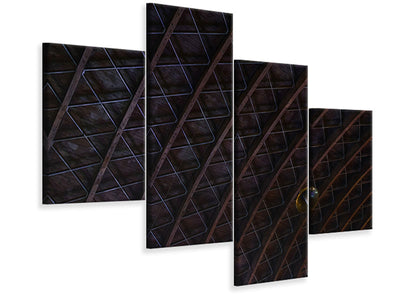 modern-4-piece-canvas-print-roofing