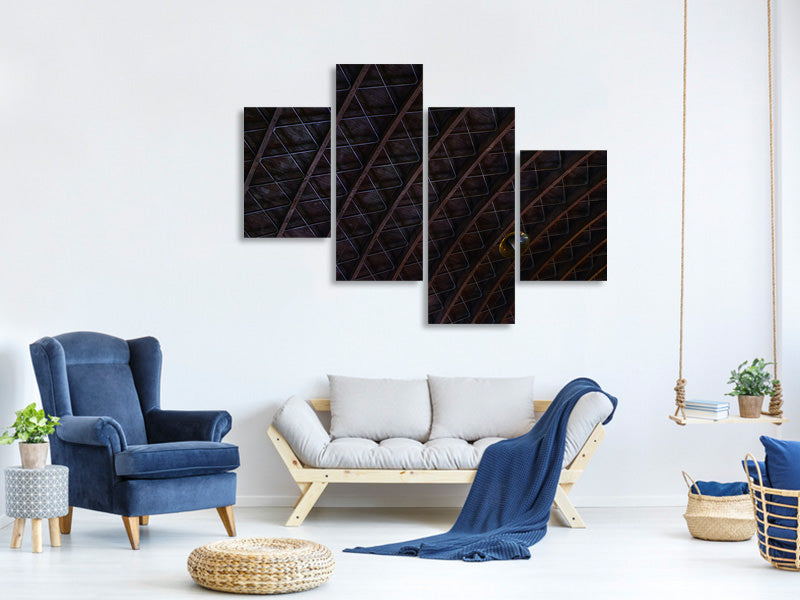 modern-4-piece-canvas-print-roofing