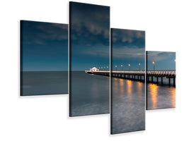 modern-4-piece-canvas-print-shorncliffe-pier-brisbane