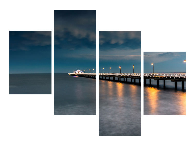 modern-4-piece-canvas-print-shorncliffe-pier-brisbane