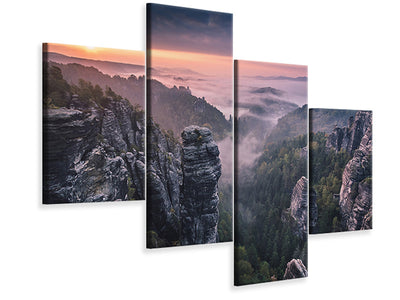 panoramic-canvas-print-the-seagulls-and-the-sea-at-sunrise