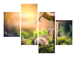 modern-4-piece-canvas-print-the-awakening-of-snails