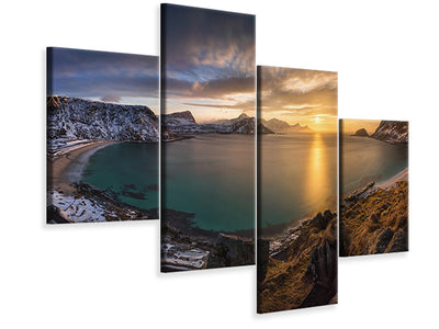 panoramic-canvas-print-the-seagulls-and-the-sea-at-sunrise