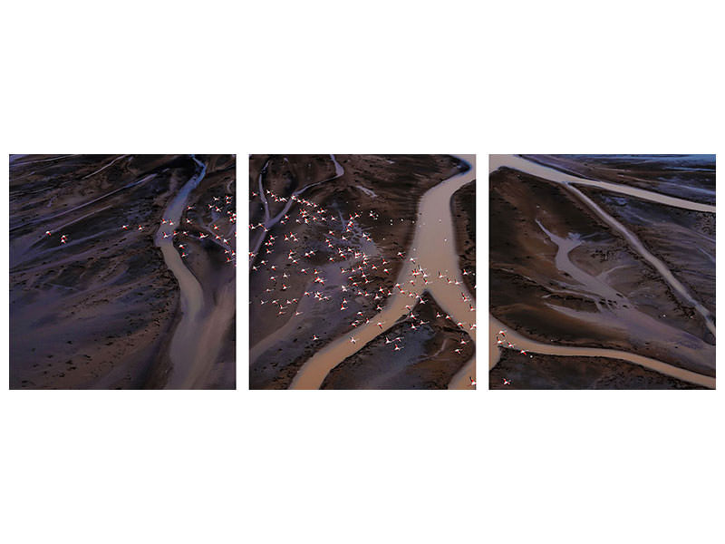 panoramic-3-piece-canvas-print-flying-over-lake-magadi-i