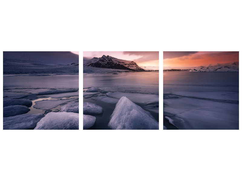 panoramic-3-piece-canvas-print-last-lights-on-fjallsarlon