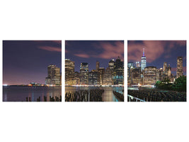 panoramic-3-piece-canvas-print-new-york-city-at-night