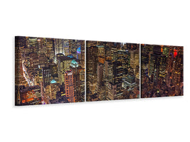 panoramic-3-piece-canvas-print-night-life