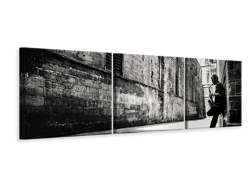 panoramic-3-piece-canvas-print-silent-street