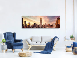 panoramic-canvas-print-midtown-sunset